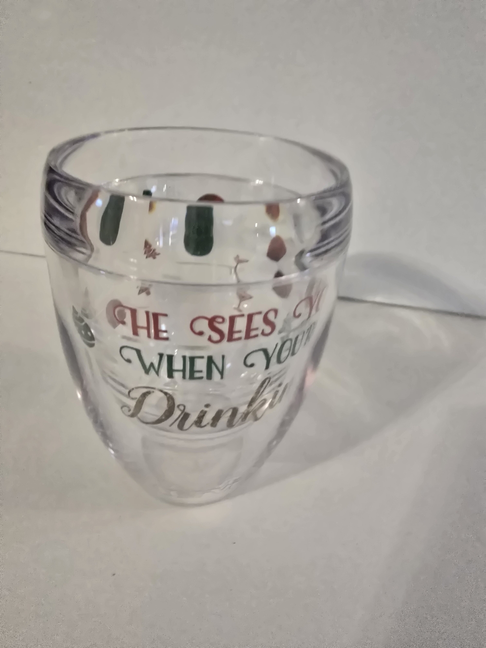 Tervis Double-Wall Tumbler - Christmas Stemless Wine Tumbler